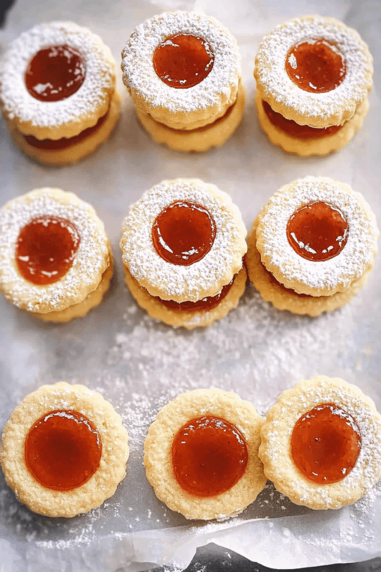 Apricot Jam Filled Sandwich Cookies2