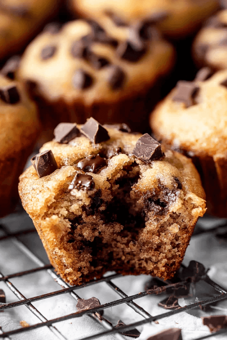 Bakery Style Chocolate Chunk Muffins2
