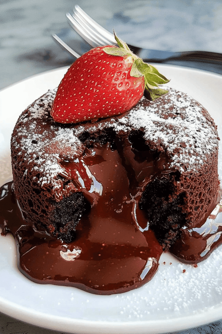 Chocolate Lava Cake For Two2