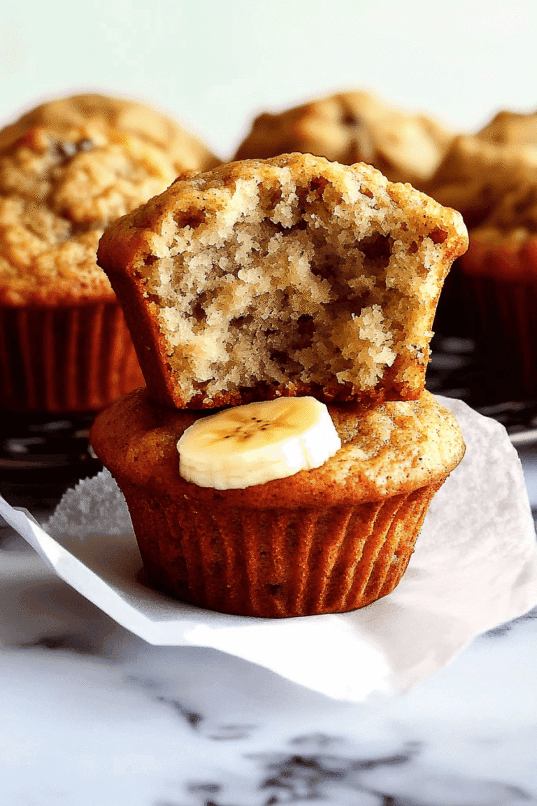 Easy Banana Muffins2