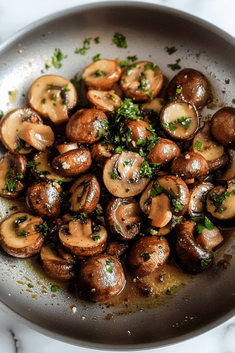 Garlic Butter Sauteed Mushrooms2