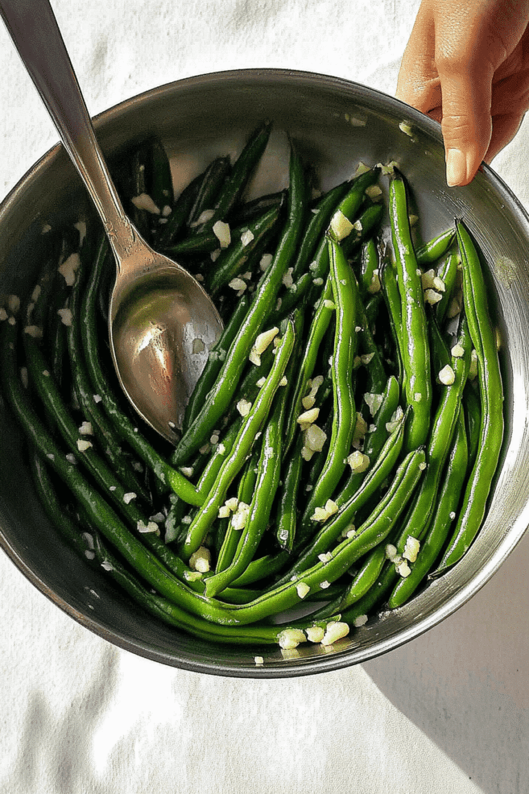 Garlic Green Beans2