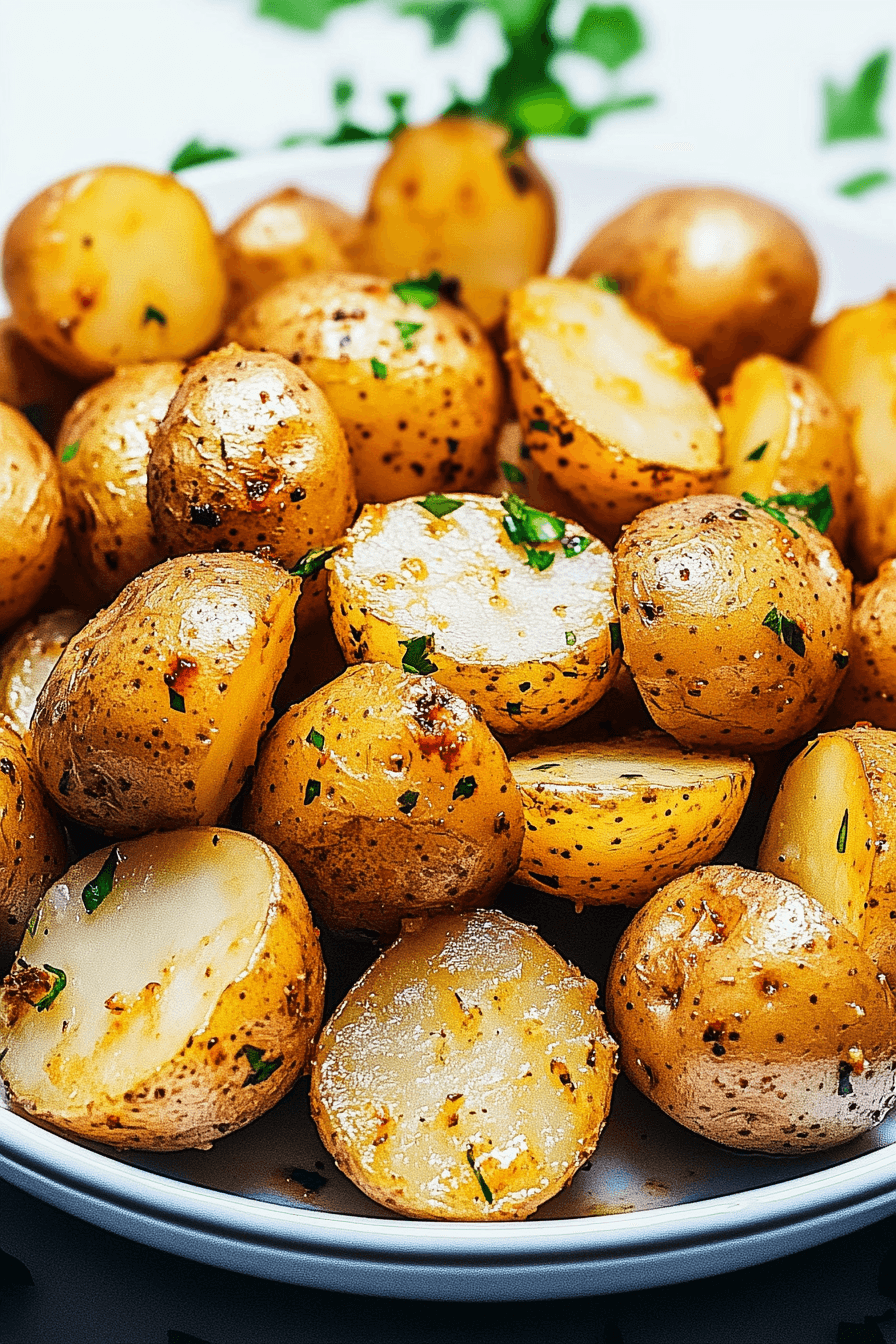 Air Fryer Roasted Baby Potatoes