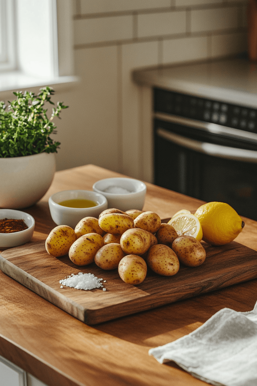 Air Fryer Roasted Baby Potatoes