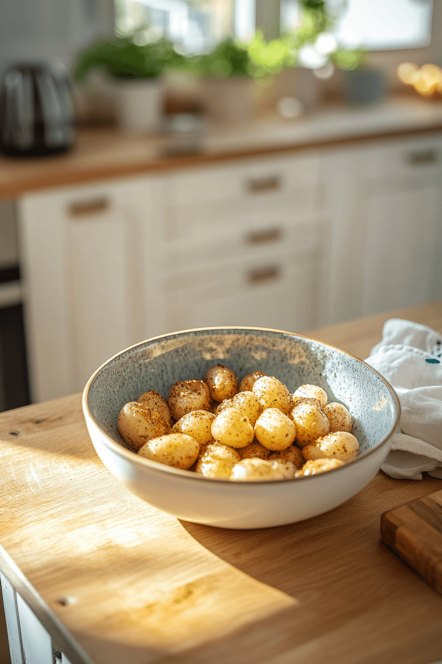 Air Fryer Roasted Baby Potatoes
