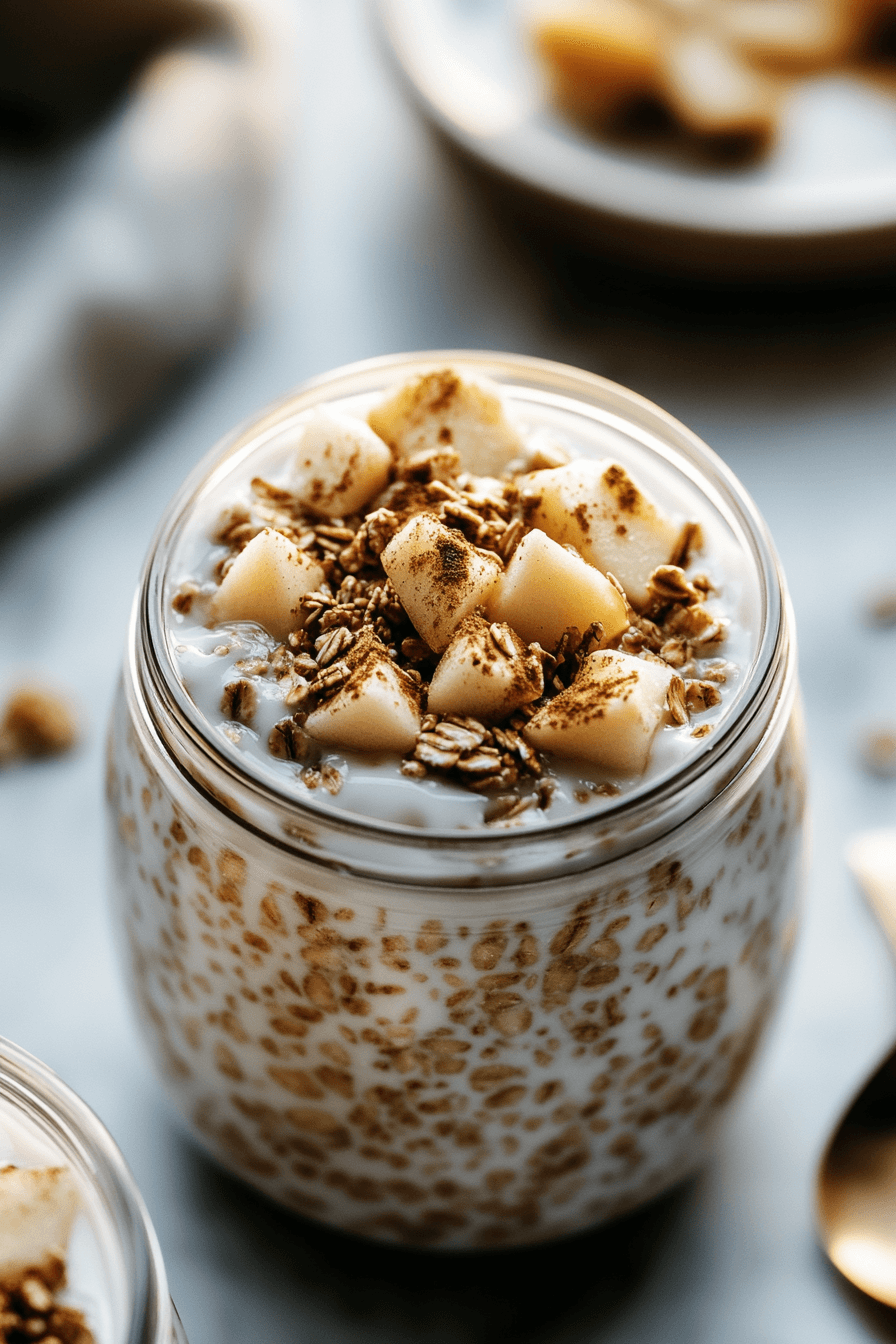 Apple Pie Overnight Oats