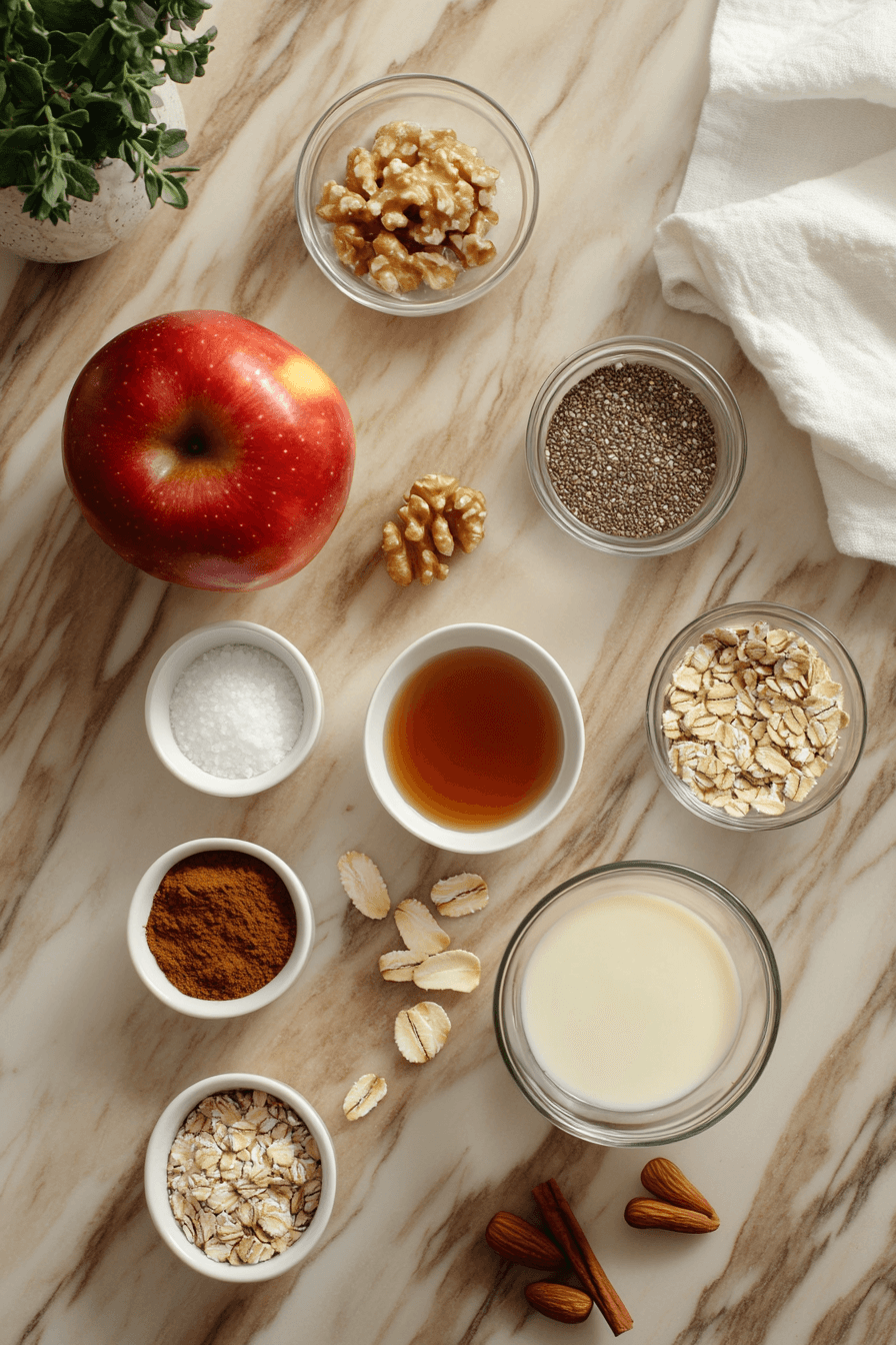Apple Pie Overnight Oats