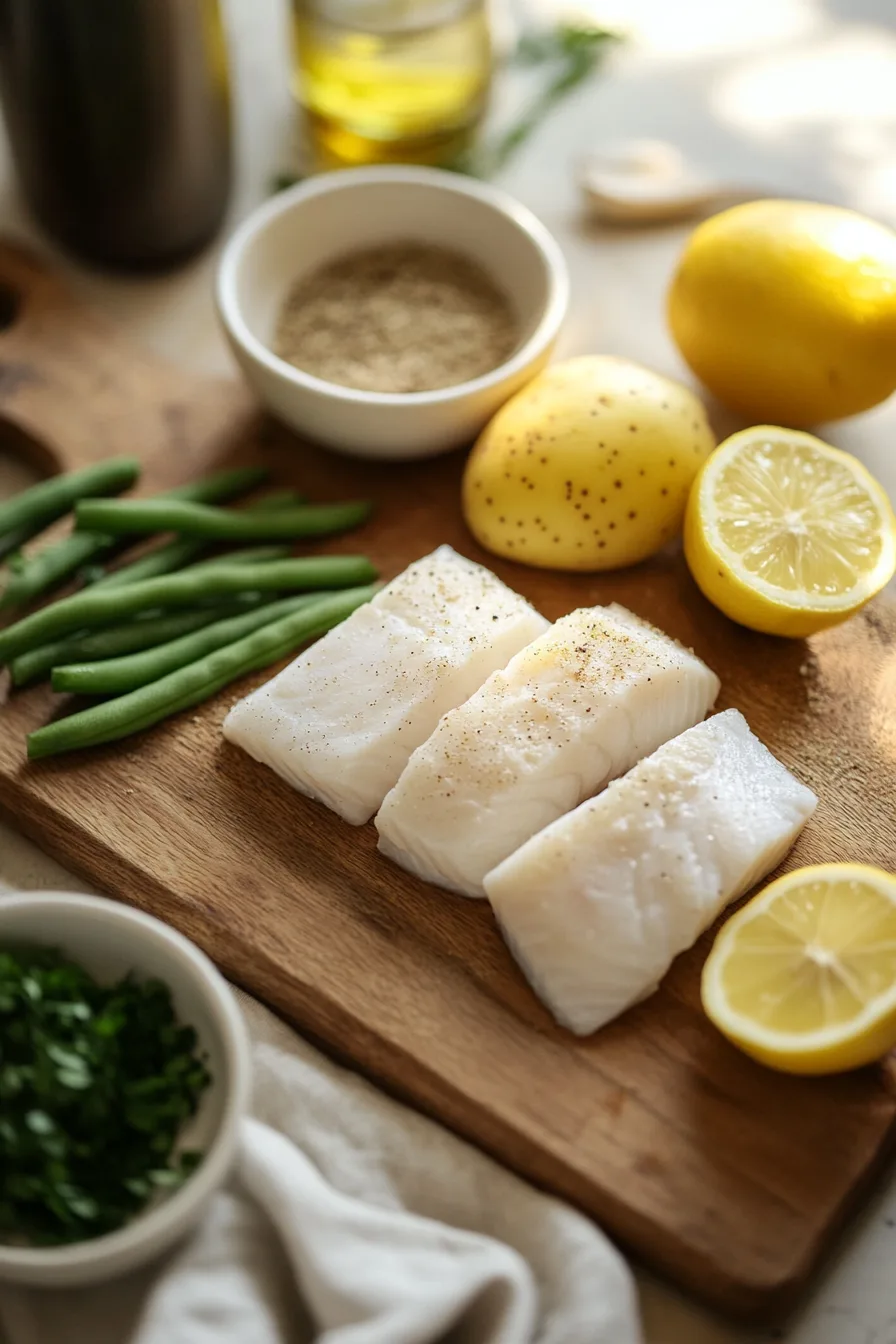 Baked Halibut With Potatoes