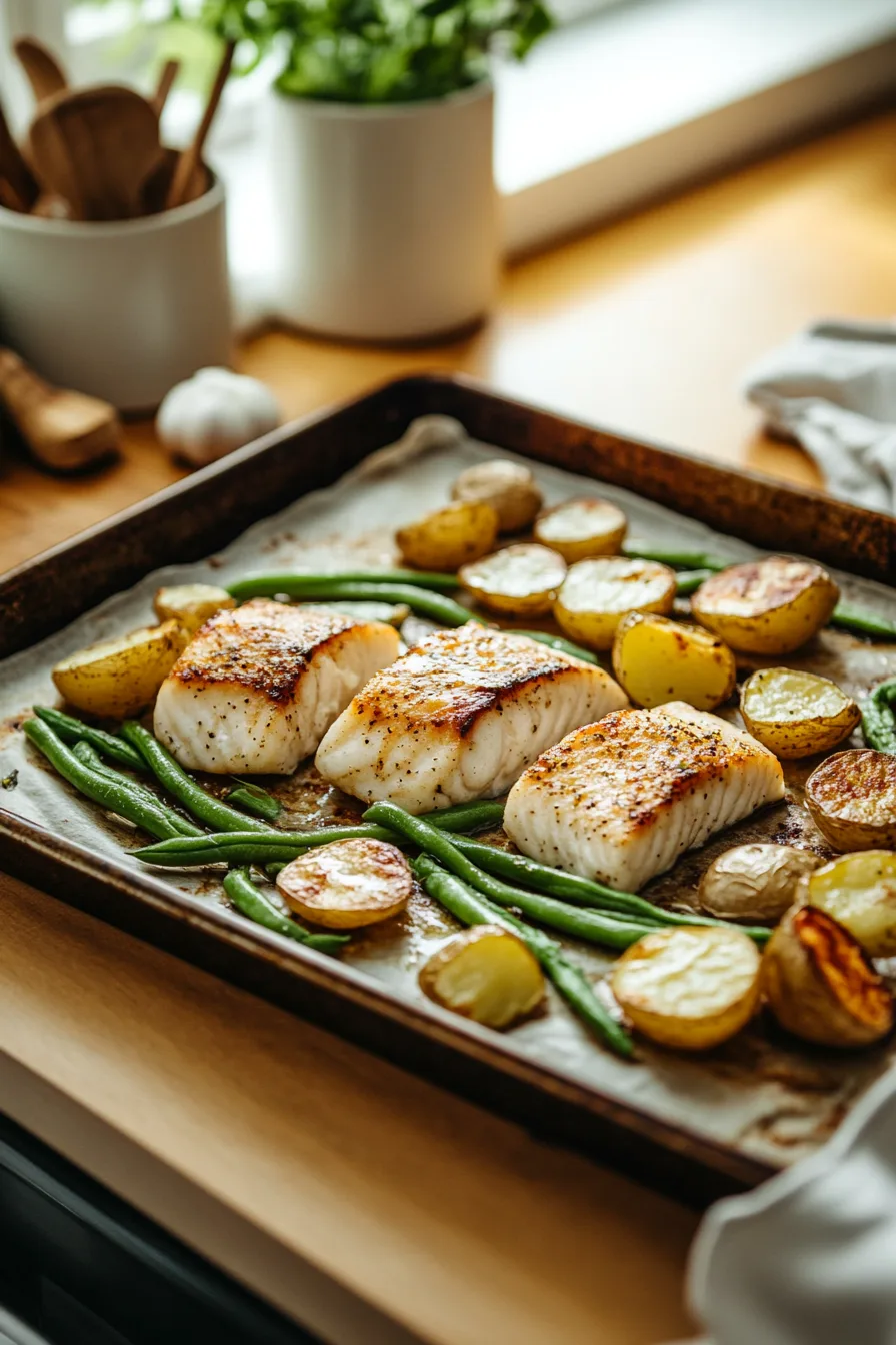 Baked Halibut With Potatoes