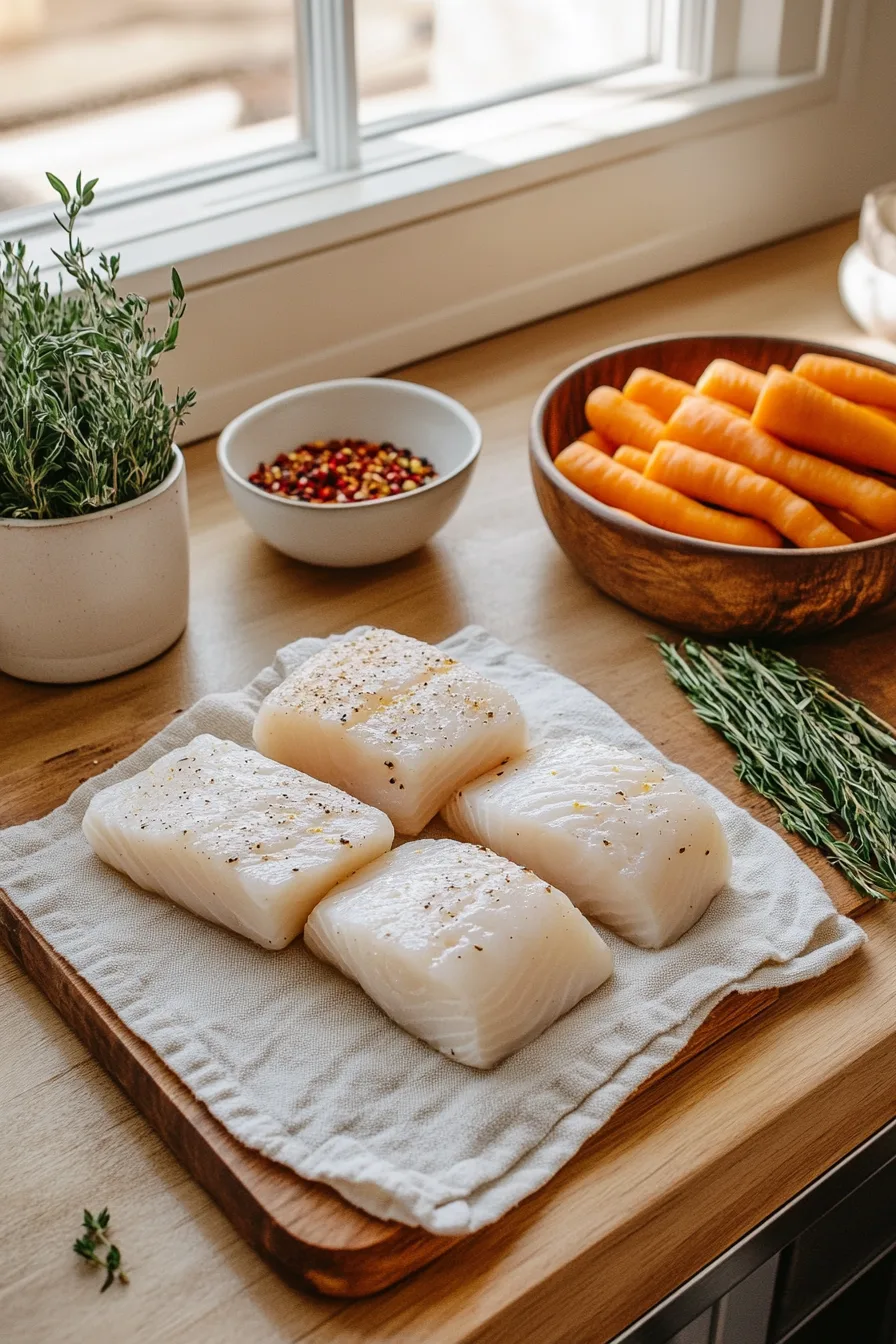 Baked Halibut With Potatoes