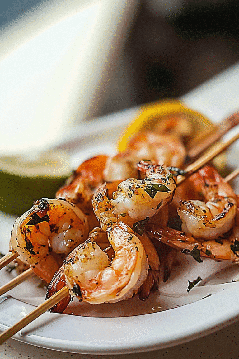 Bbq Grilled Shrimp Skewers 2.Png