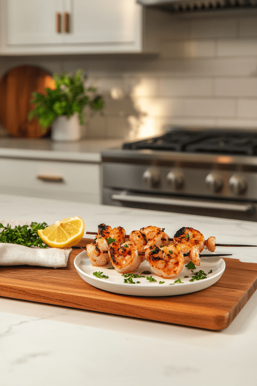 Bbq Grilled Shrimp Skewers
