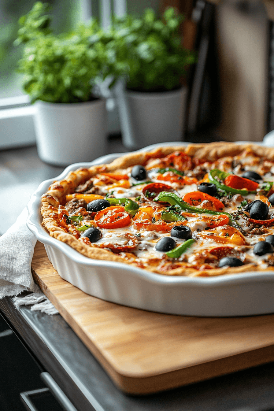 Beef Pizza Pie