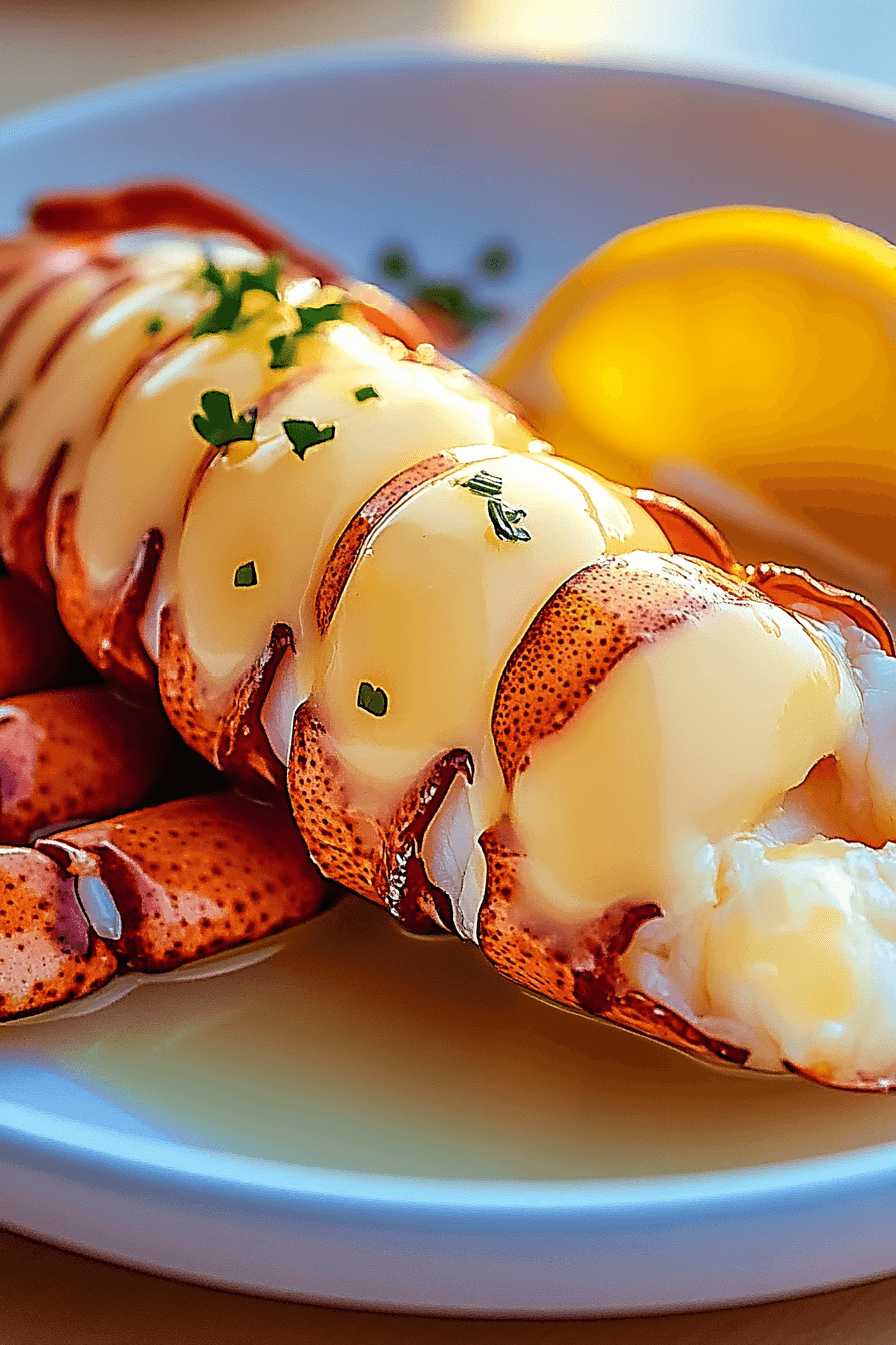 Butter Poached Lobster Tails