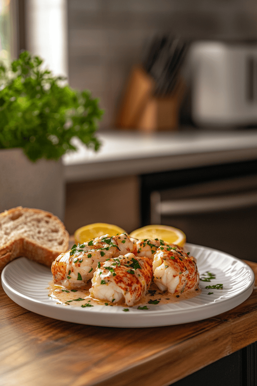 Butter Poached Lobster Tails