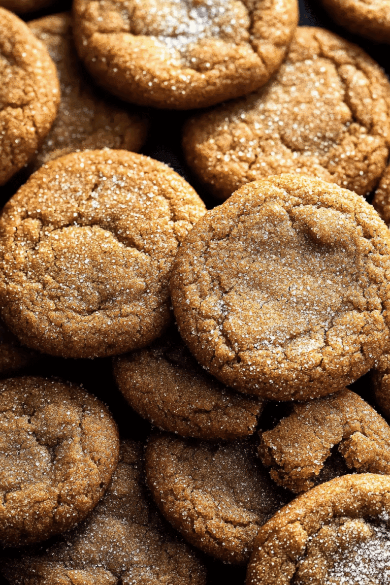 Chewy Molasses Ginger Cookies2