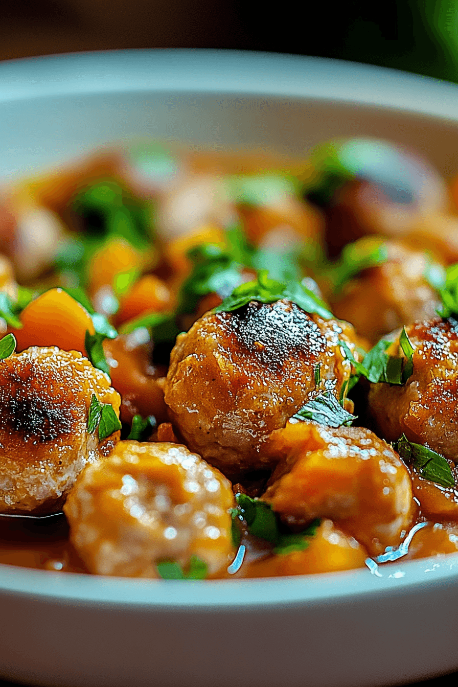Chicken Meatball Cassoulet