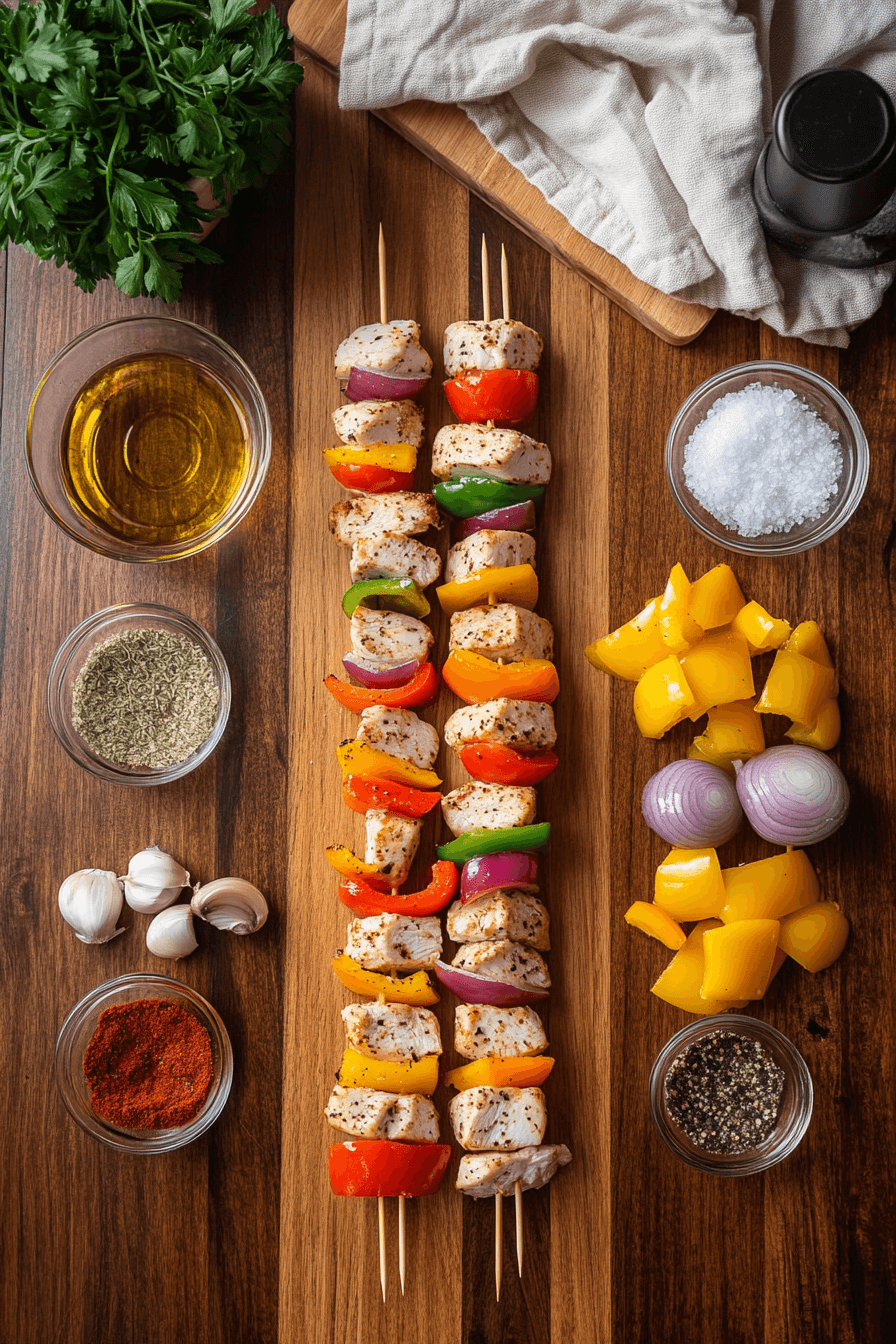 Chicken Sausage Skewers