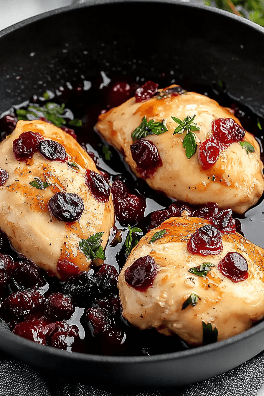Cranberry Stuffed Chicken Recipe