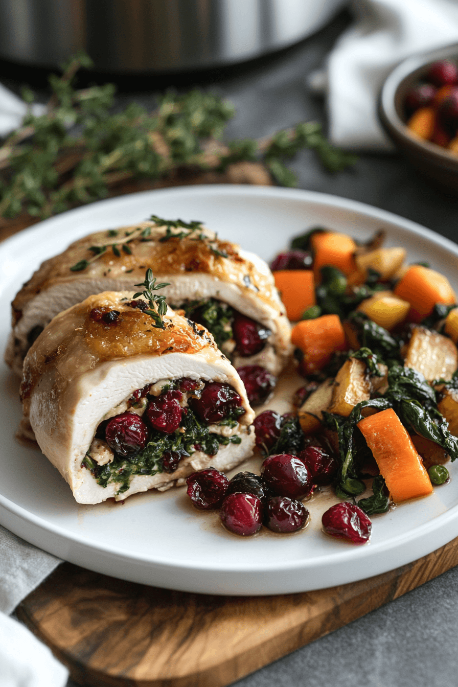 Cranberry Stuffed Chicken Recipe