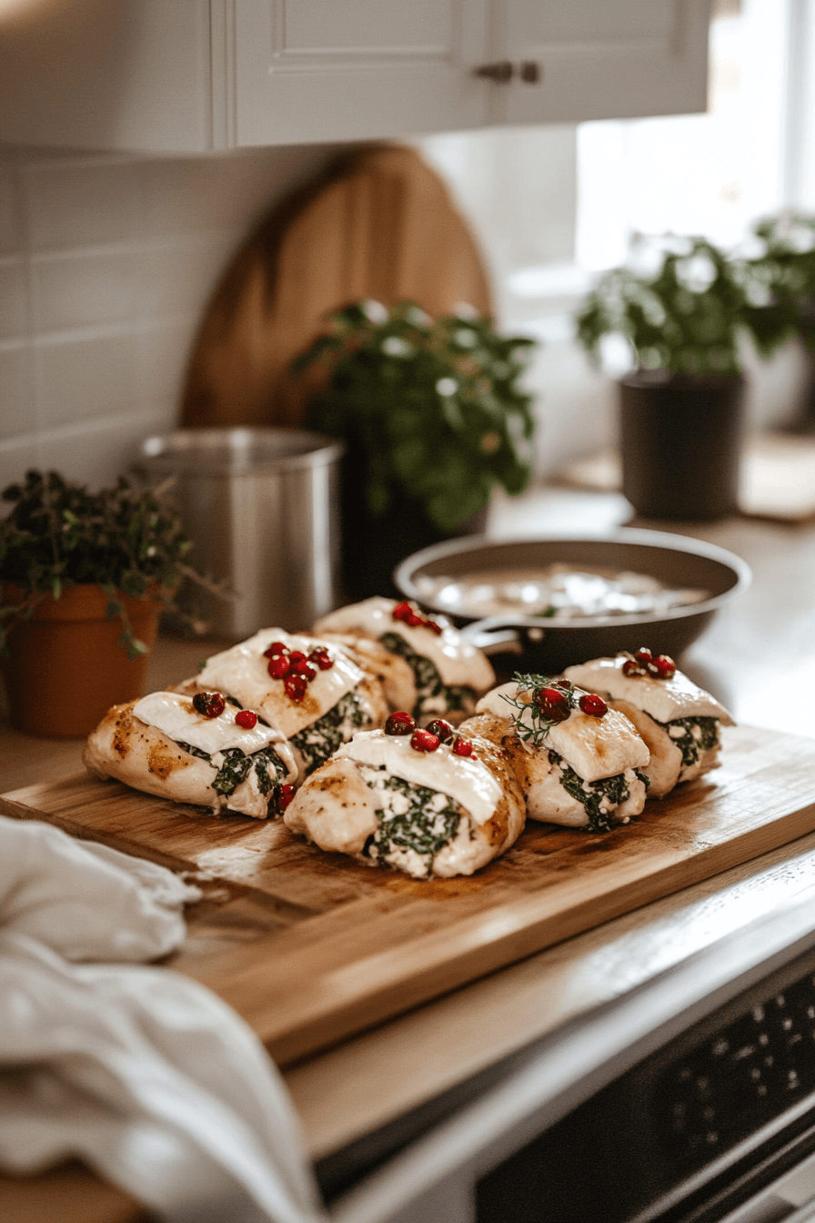 Cranberry Stuffed Chicken Recipe