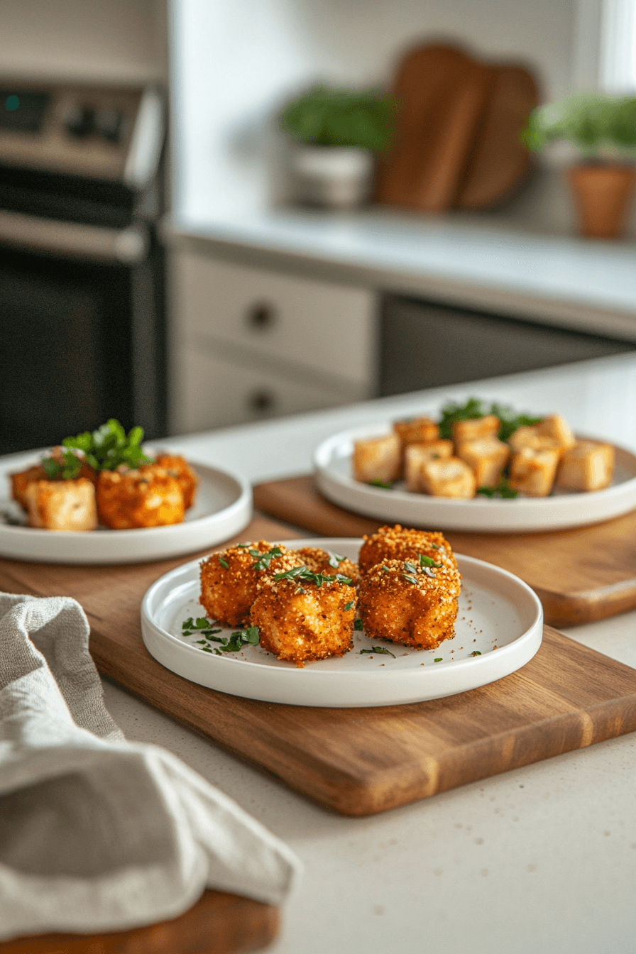 Crispy Baked Spicy Chicken Bites