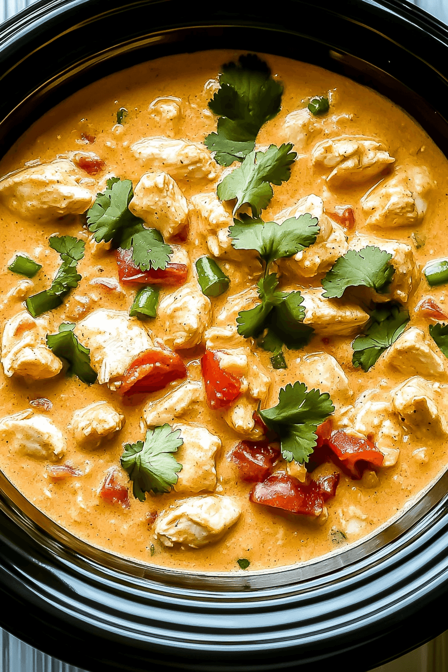Crockpot Queso Chicken