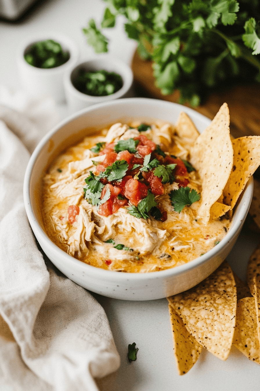 Crockpot Queso Chicken