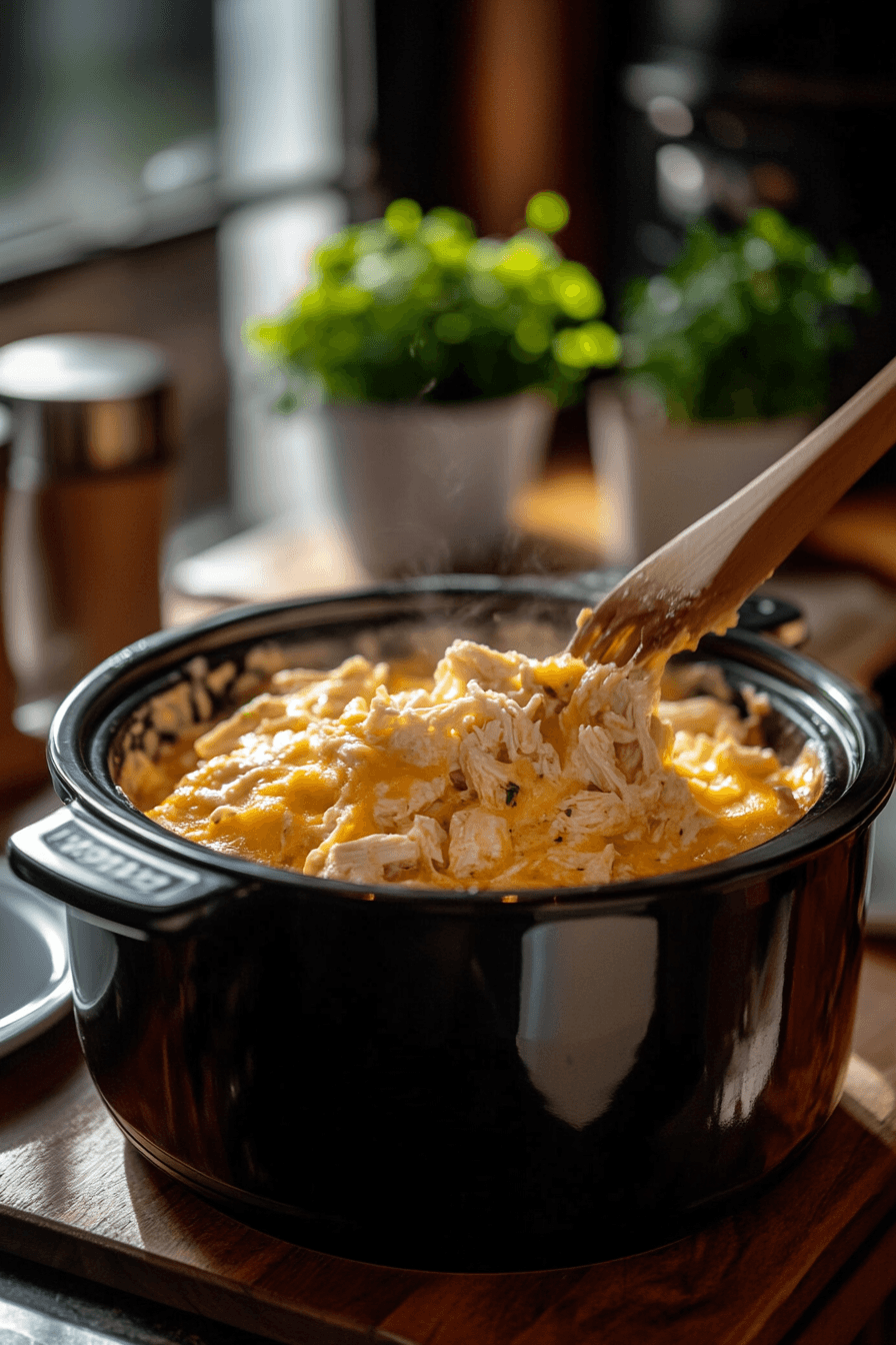 Crockpot Queso Chicken