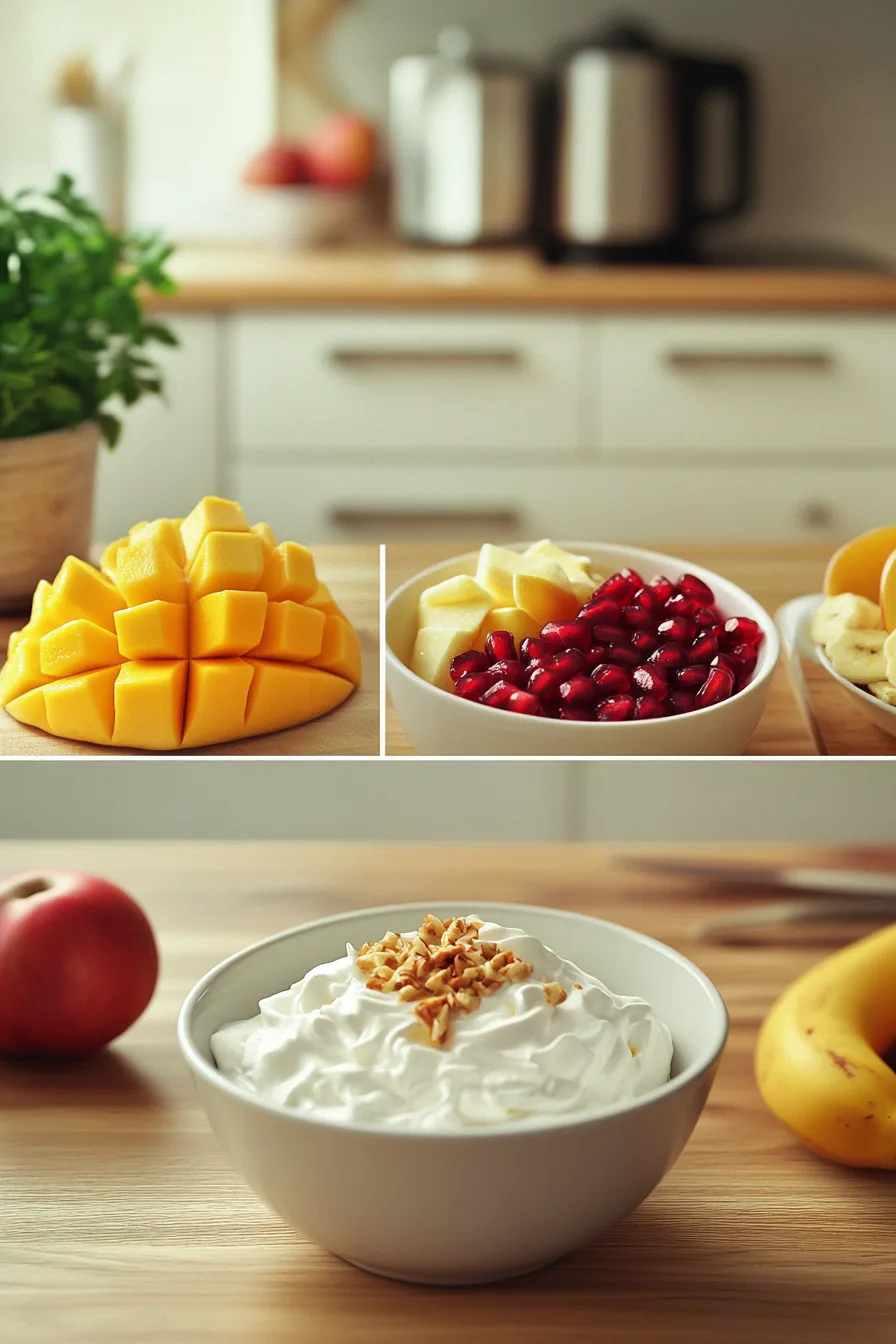 Fruit And Cream Dessert