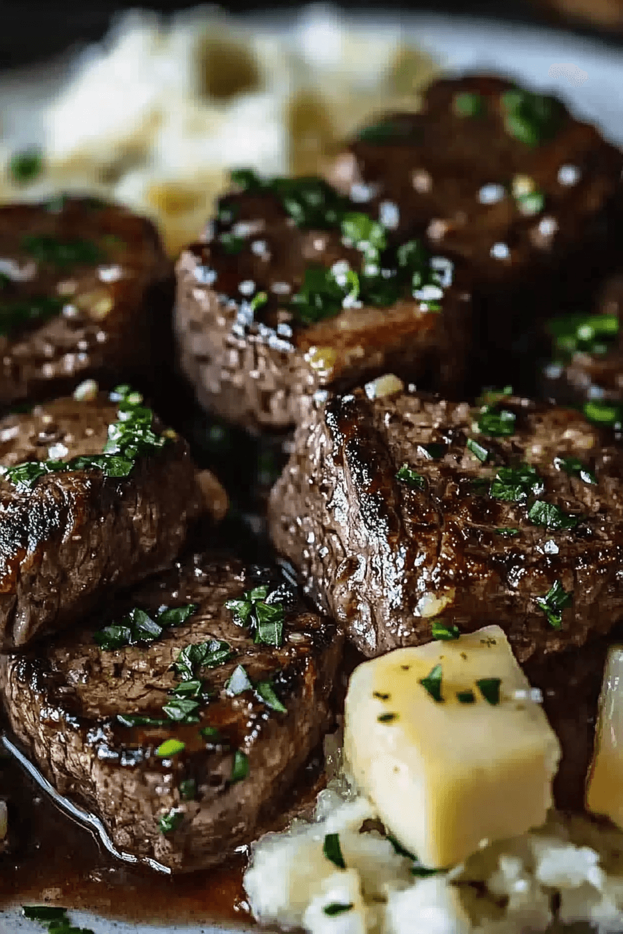 Garlic Butter Steak Bites