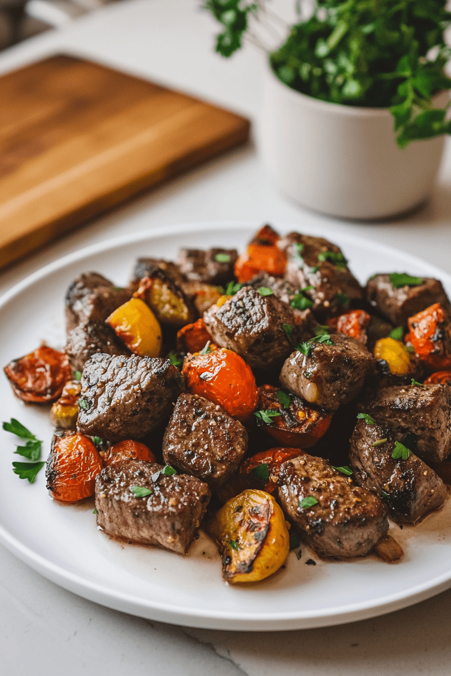 Garlic Butter Steak Bites