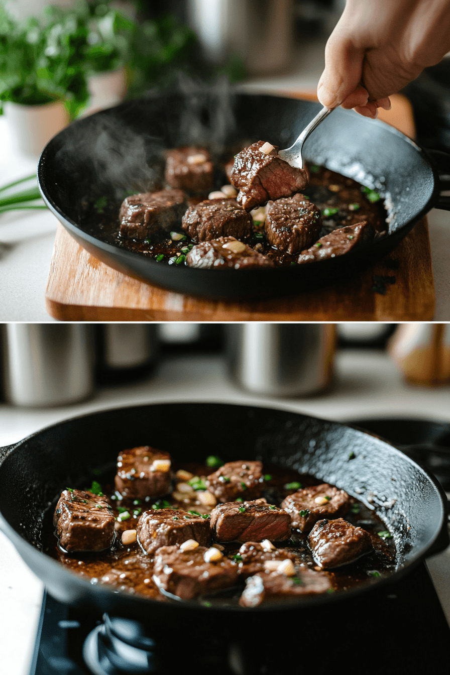 Garlic Butter Steak Bites