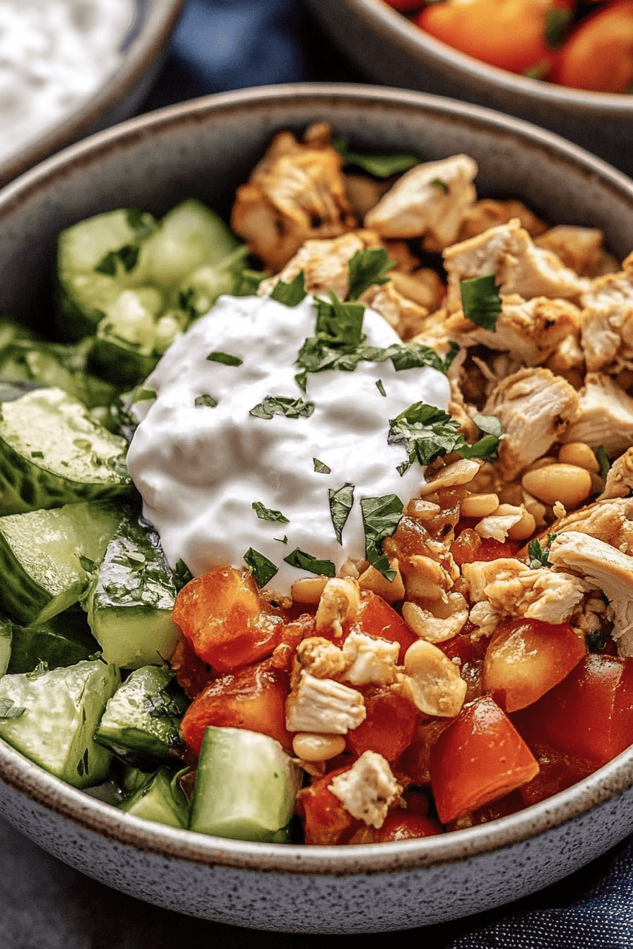 Greek Chicken Bowls