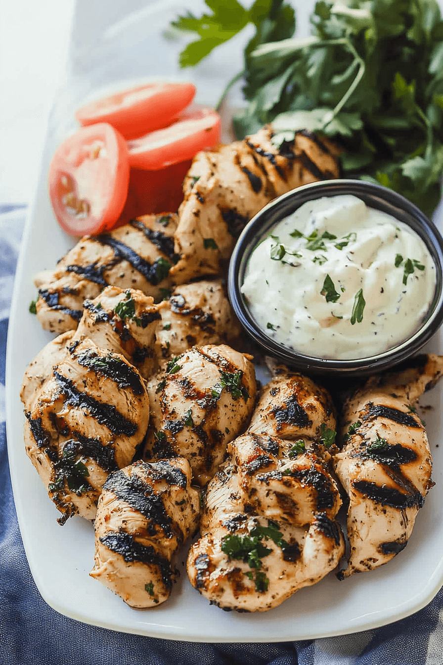 Grilled Chicken Souvlaki
