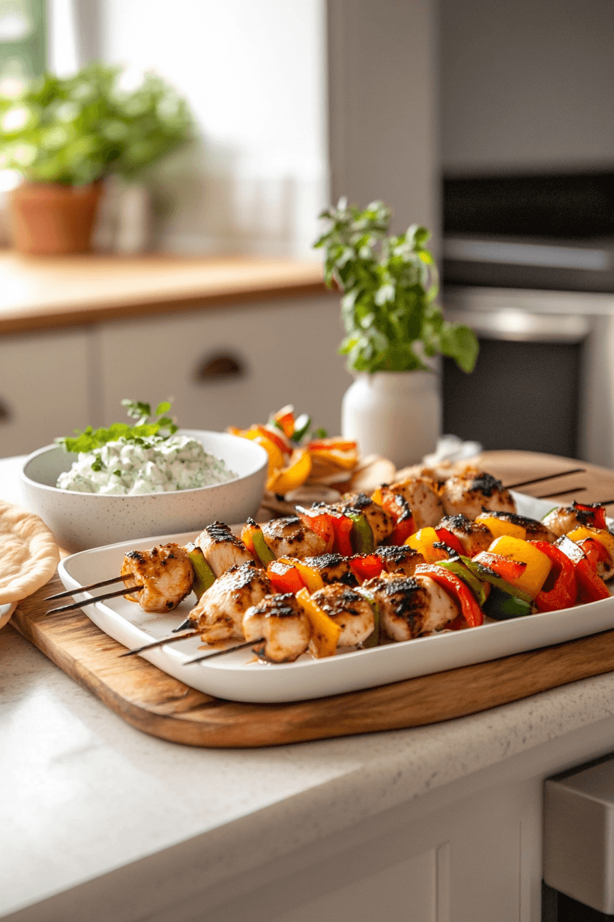 Grilled Chicken Souvlaki