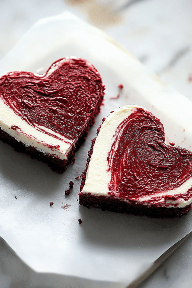 Heart Shaped Red Velvet Cheesecake 2.Png