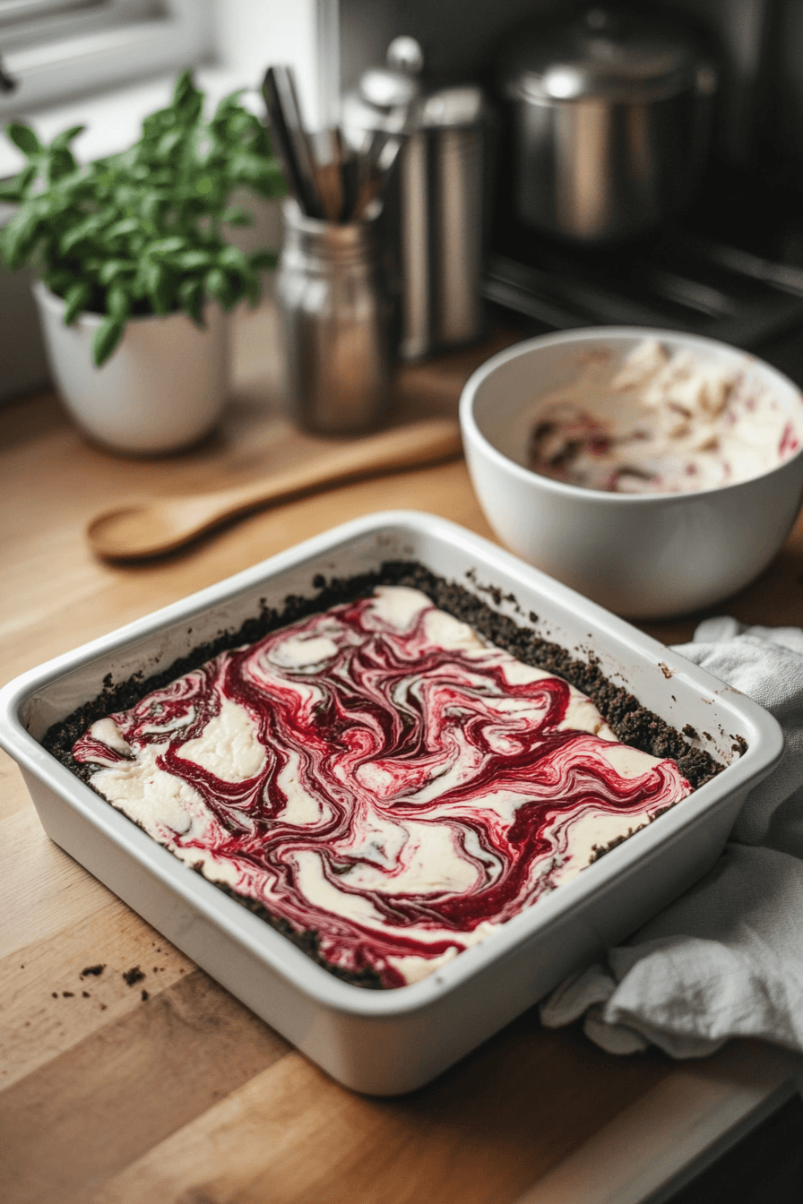Heart Shaped Red Velvet Cheesecake
