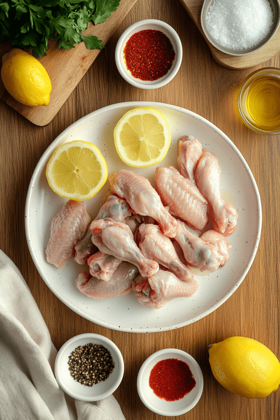 Marinated Spicy Chicken Wings