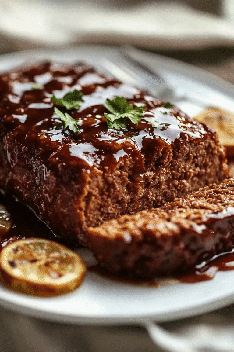 Meatloaf With Brown Sugar Glaze 2.Png