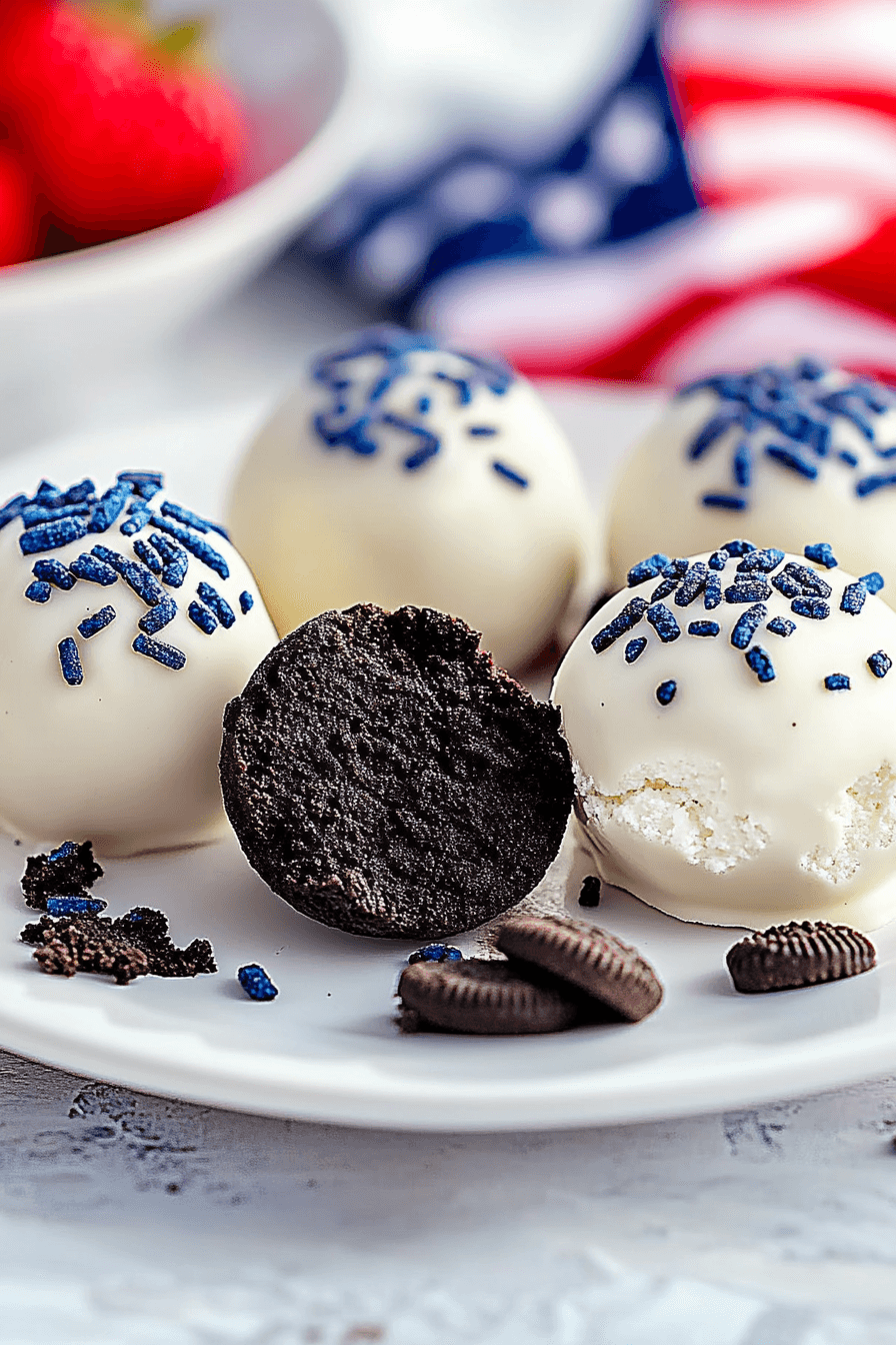 Oreo Cream Cheese Truffles