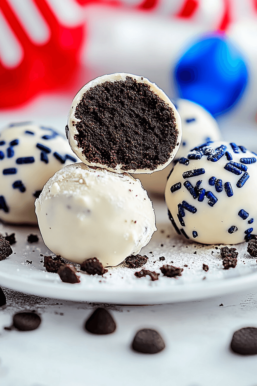 Oreo Cream Cheese Truffles