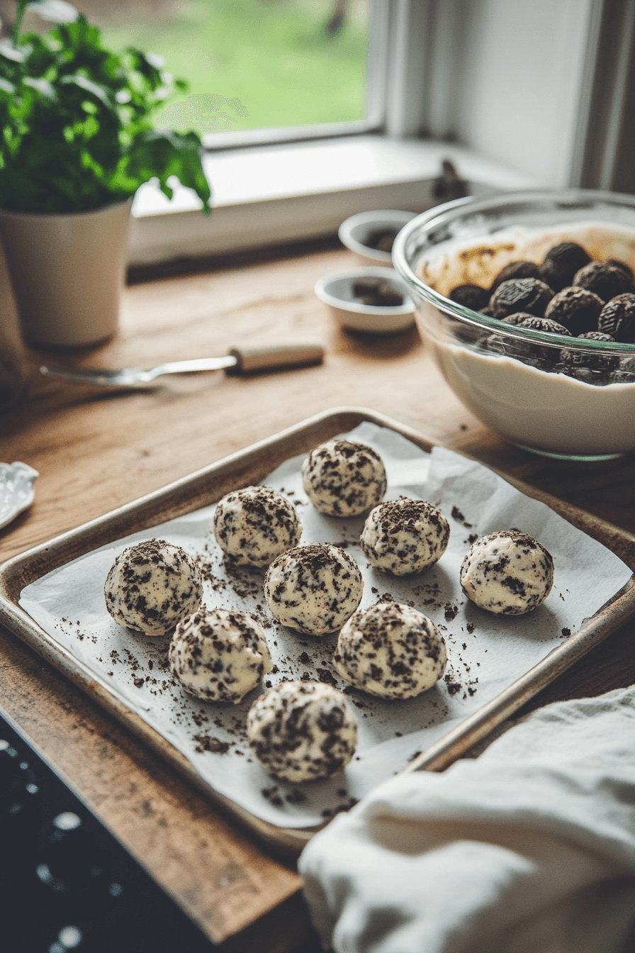 Oreo Cream Cheese Truffles
