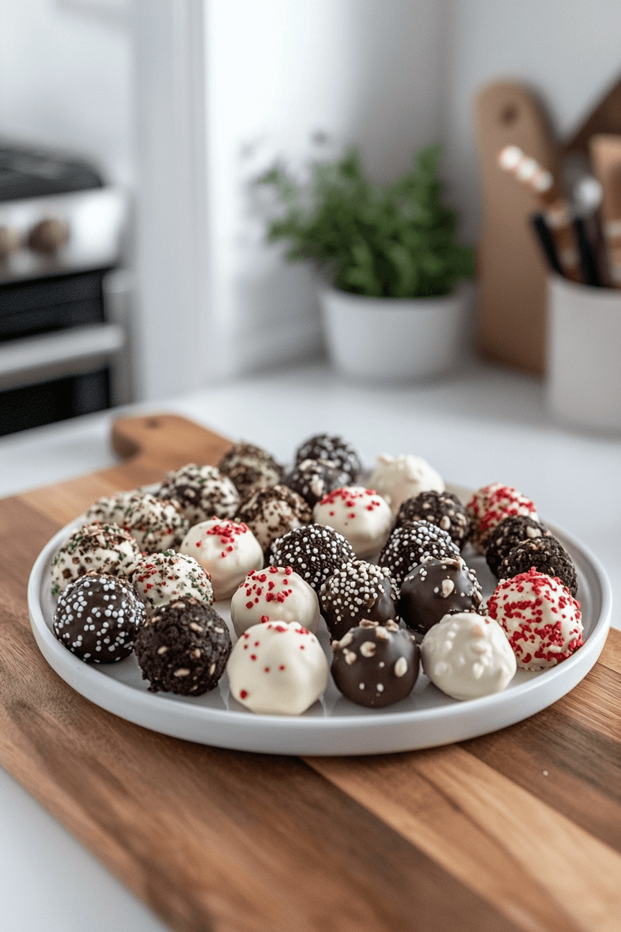 Oreo Cream Cheese Truffles