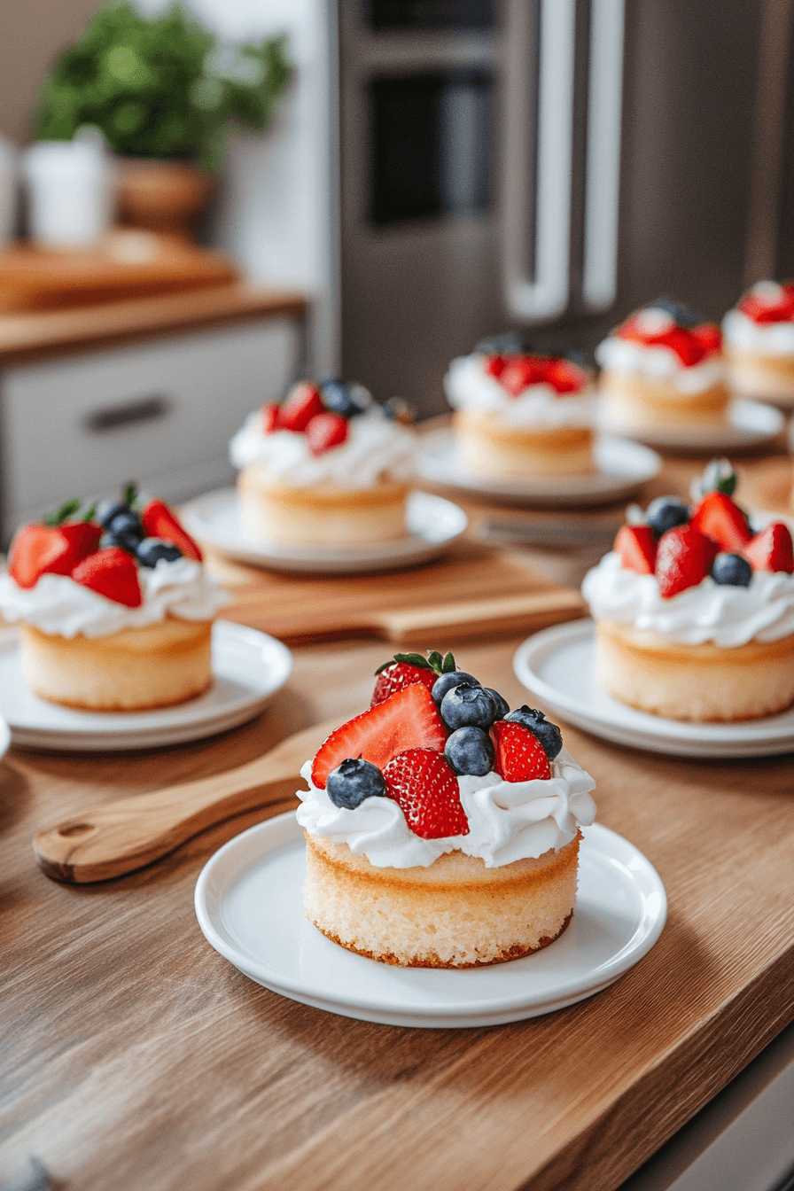 Delight In Patriotic Mini Angel Food Bundt Cakes 8 Patriotic Angel Food Cake
