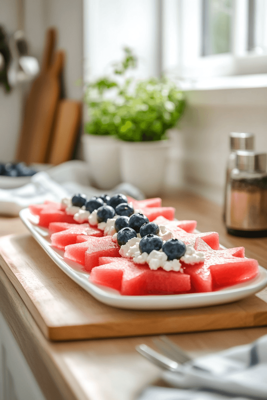 Star-Spangled Watermelon And Feta Appetizer: A Refreshing Fourth Of July Treat 10 Patriotic Watermelon Appetizer