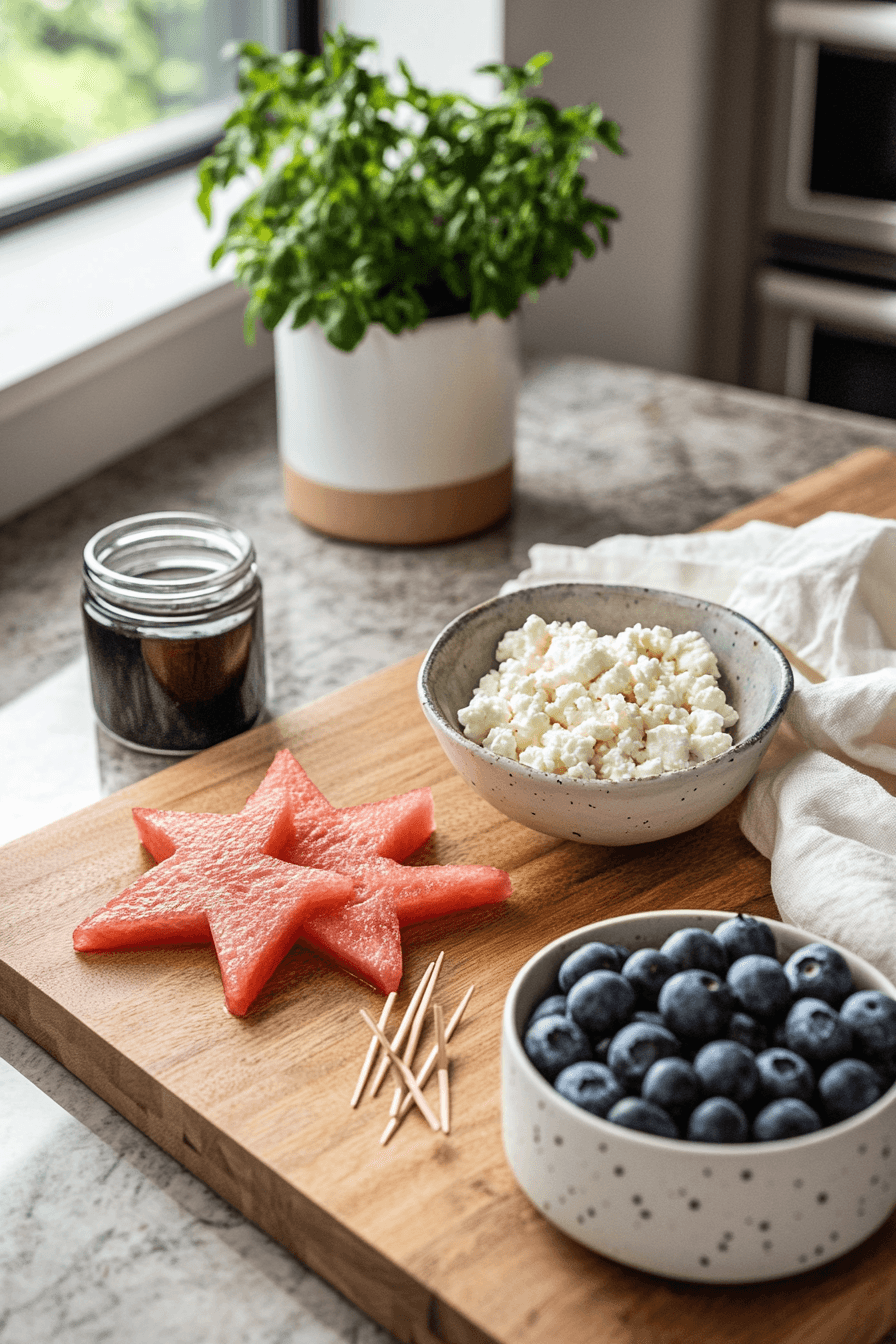 Star-Spangled Watermelon And Feta Appetizer: A Refreshing Fourth Of July Treat 11 Patriotic Watermelon Appetizer