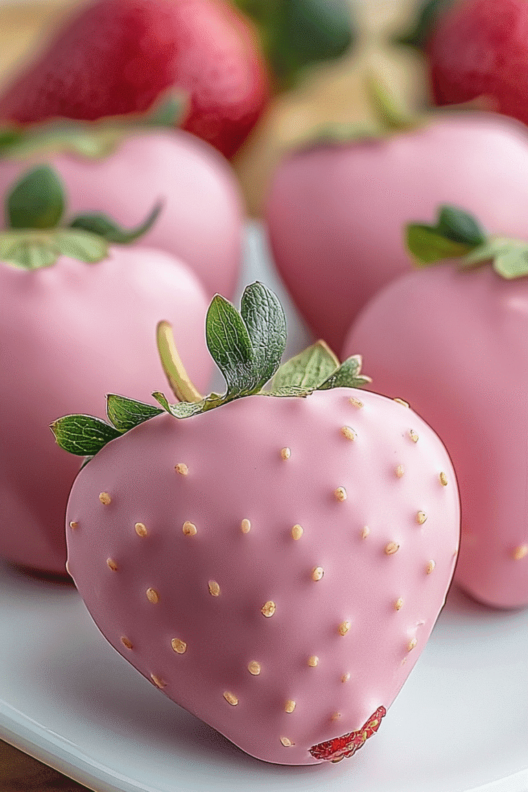 Pink Chocolate Covered Strawberries 2.Png