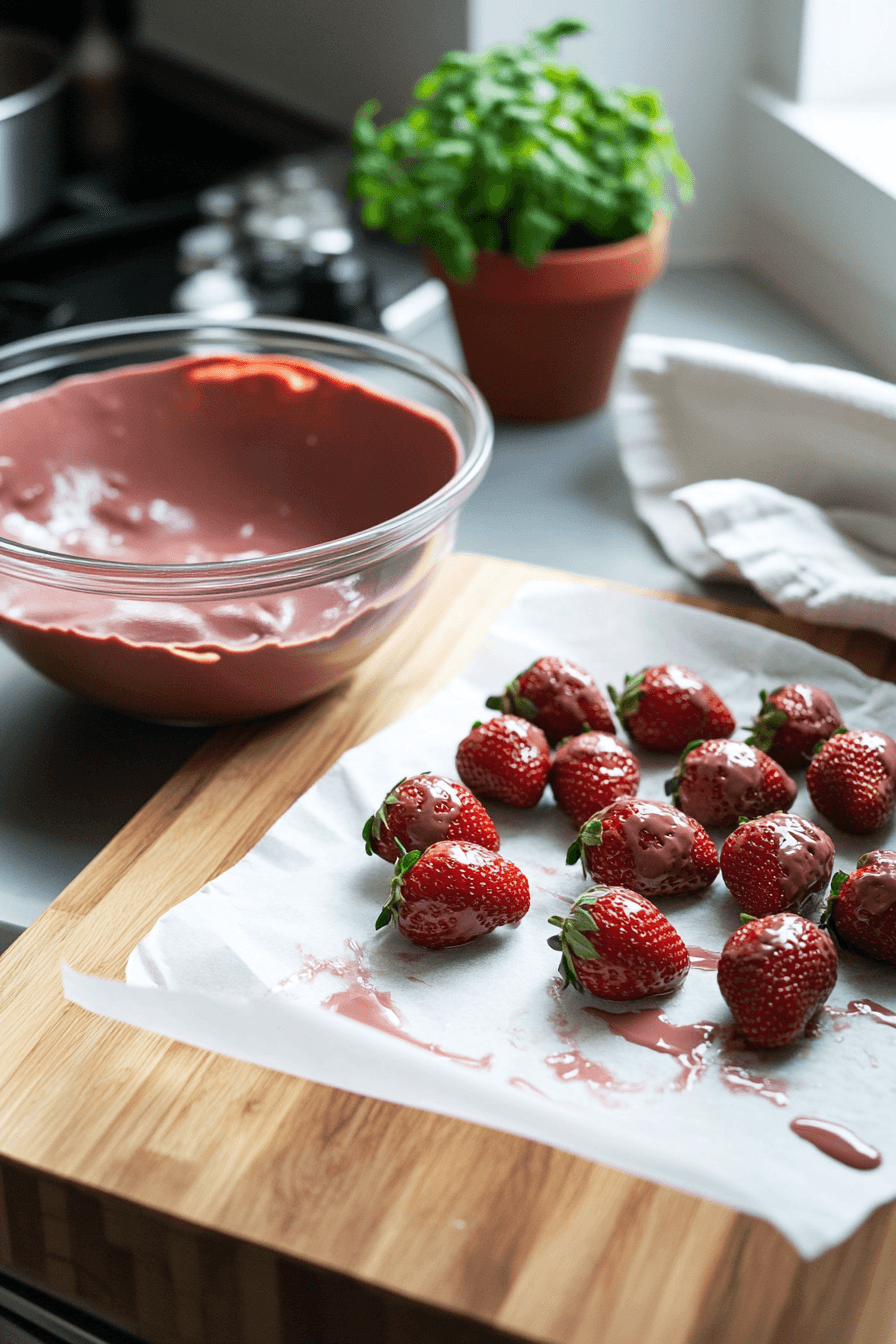 Pink Chocolate Strawberries &Amp; Delicious Salmon Cobb Salad: Two Unique Recipes You Must Try 11 Pink Chocolate Covered Strawberries