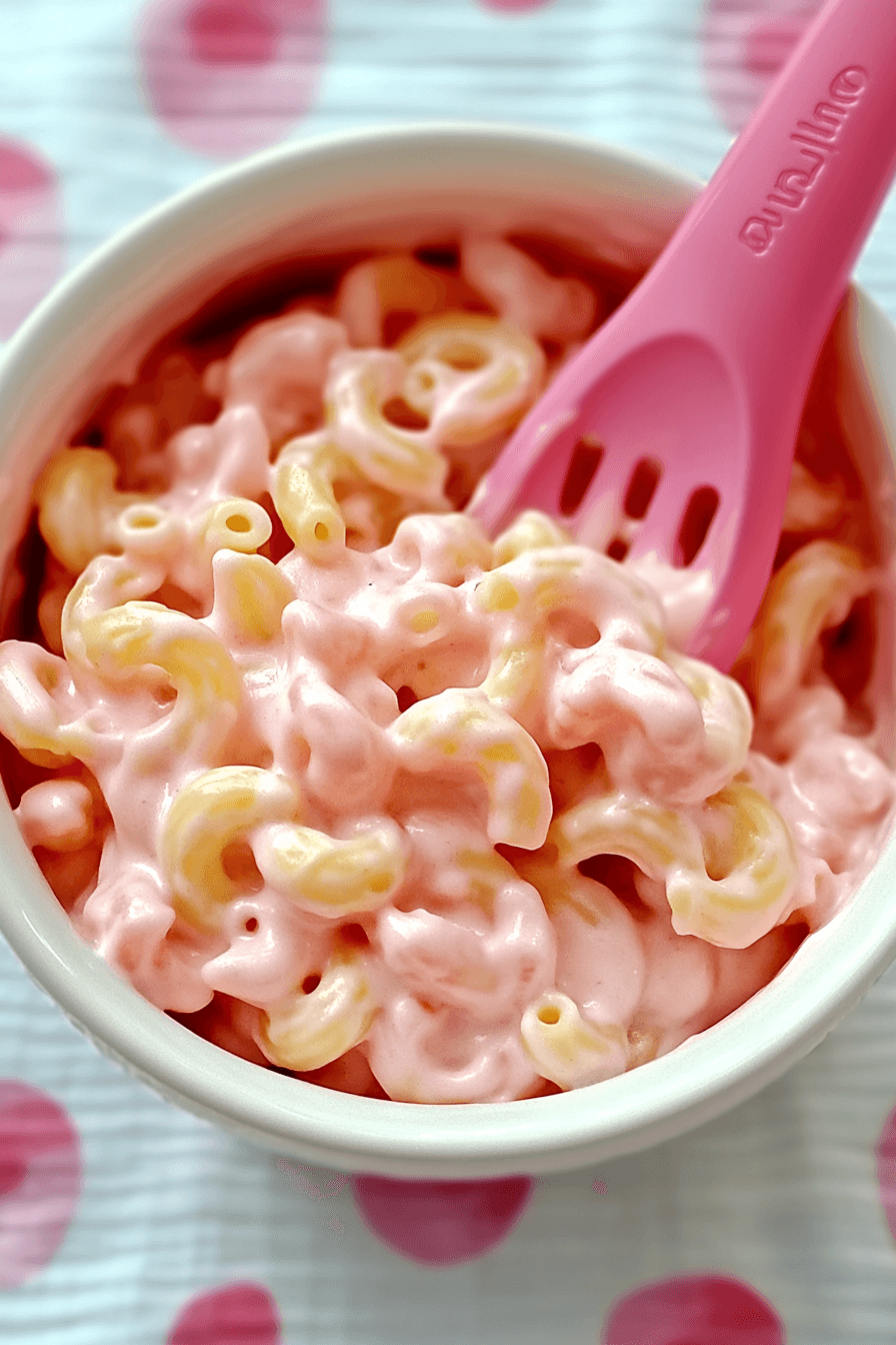 Pink Mac And Cheese